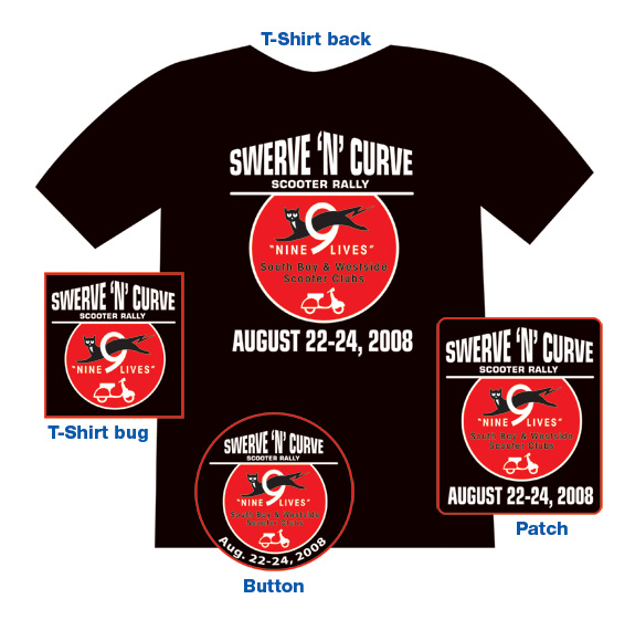 South Bay Scooter Club SWERVE 'N' CURVE 9 Scooter Rally